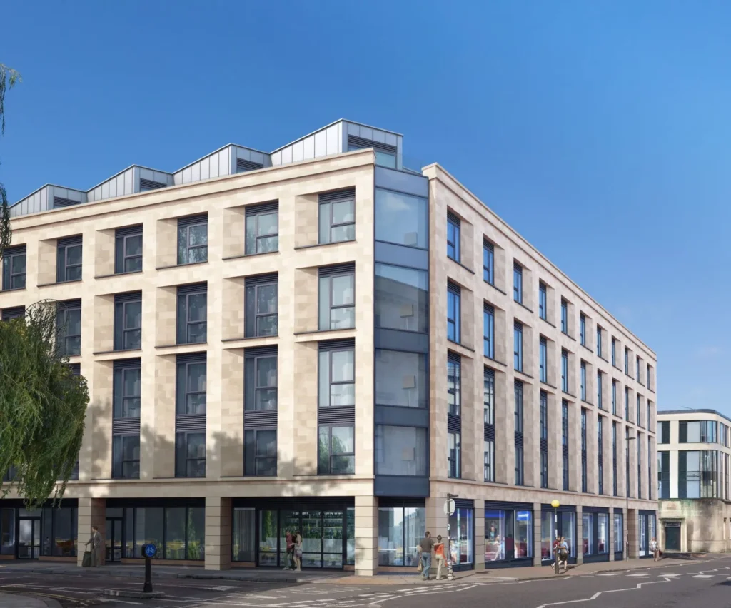 Hampton by Hilton Hotel, Bath, Stone Fixing Systems