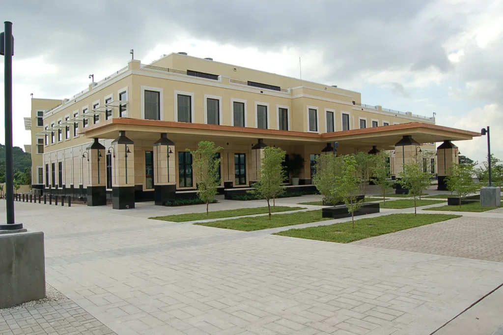 USA Embassy, Kingstown, Stone Fixing Systems